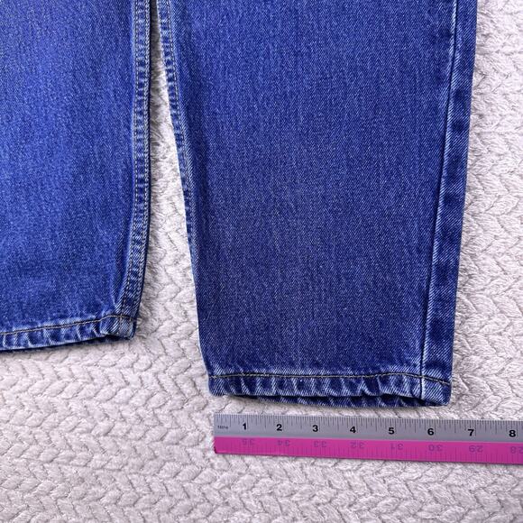 VTG Levi's Womens Tapered Leg 550 Jeans Relaxed Fit 1999 High Rise Size 16W L‎ - Picture 12 of 16